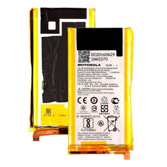 BATERIA GL40 MOTOROLA MOTO Z PLAY, XT1635-02 BATERIA GL40 MOTOROLA MOTO Z PLAY, XT1635-02